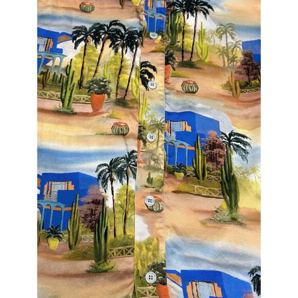 Les Benjamins x The Webster Allover Print Silk Shirt - Picture 6 of 7